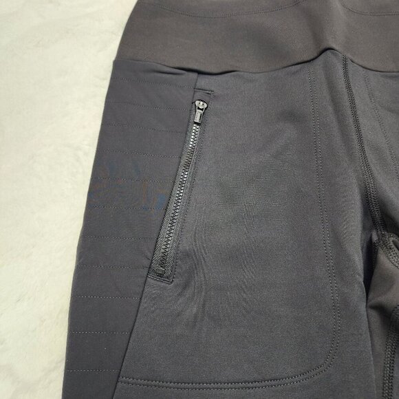Athleta Peak Hybrid Fleece Tights Black Leggings XS - Picture 10 of 12